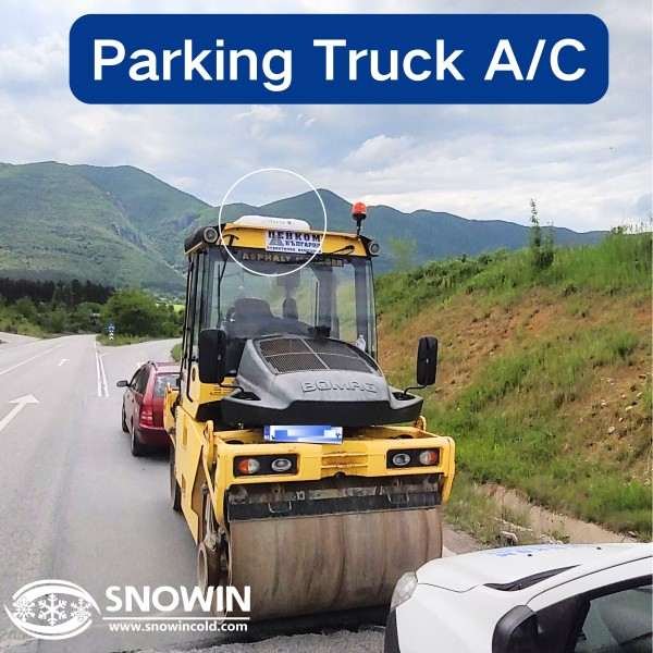 snowin cold parking truck air conditioners solutions