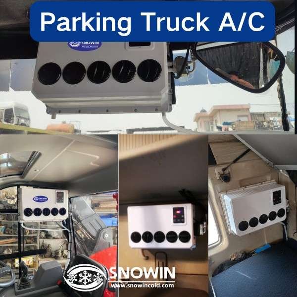 snowin cold parking truck air conditioners solutions