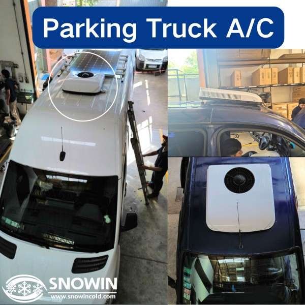 snowin cold parking truck air conditioners solutions