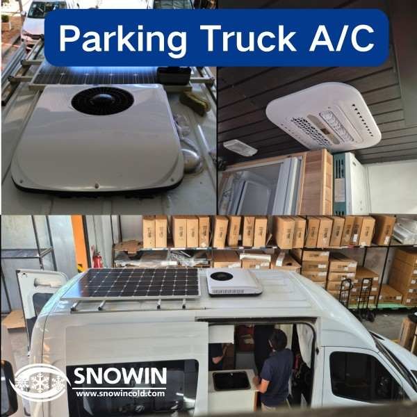 snowin cold parking truck air conditioners solutions