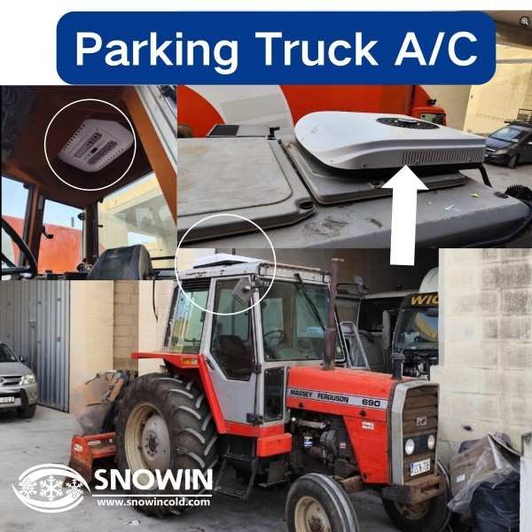 snowin cold parking truck air conditioners solutions