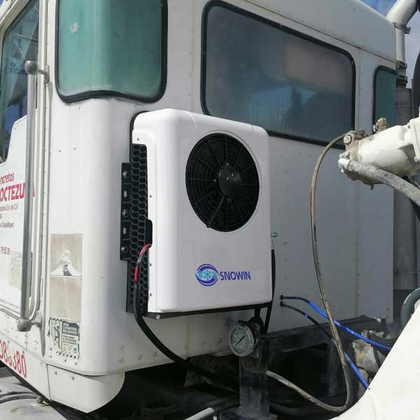 snowin cold parking truck air conditioners solutions