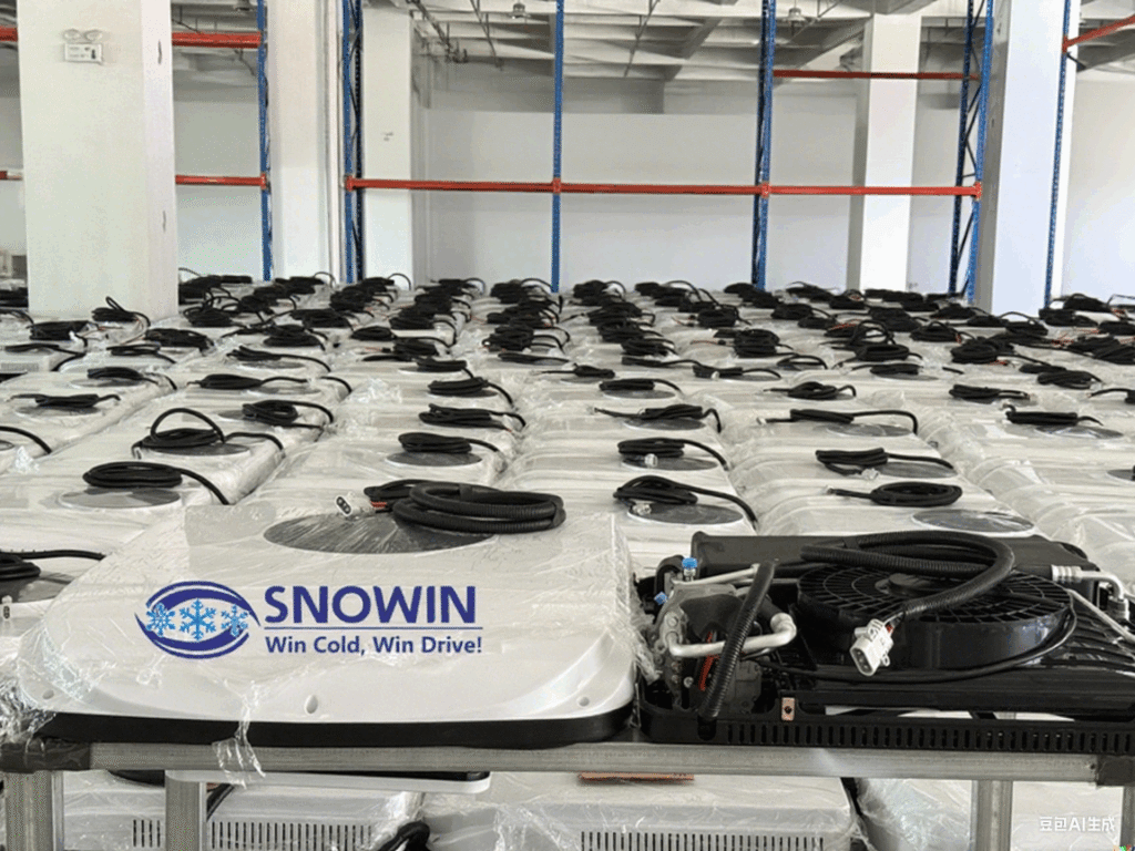 snowin cold parking truck air conditioners factory