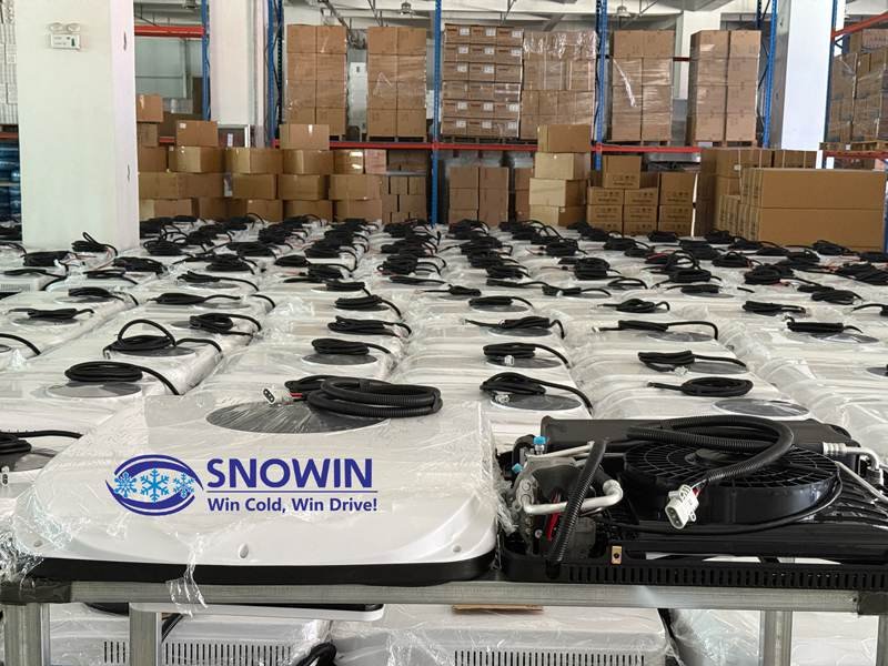 snowin cold parking truck air conditioners factory