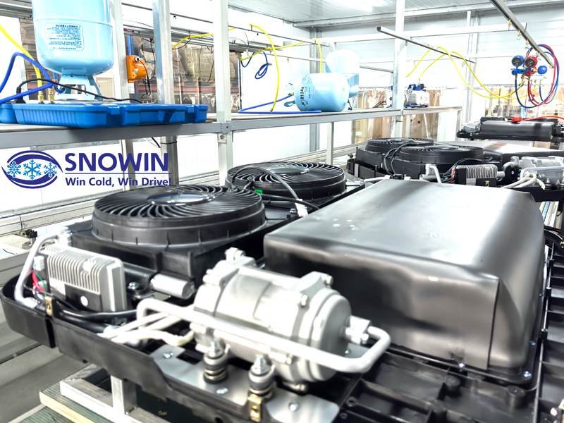 snowin cold parking truck air conditioners factory
